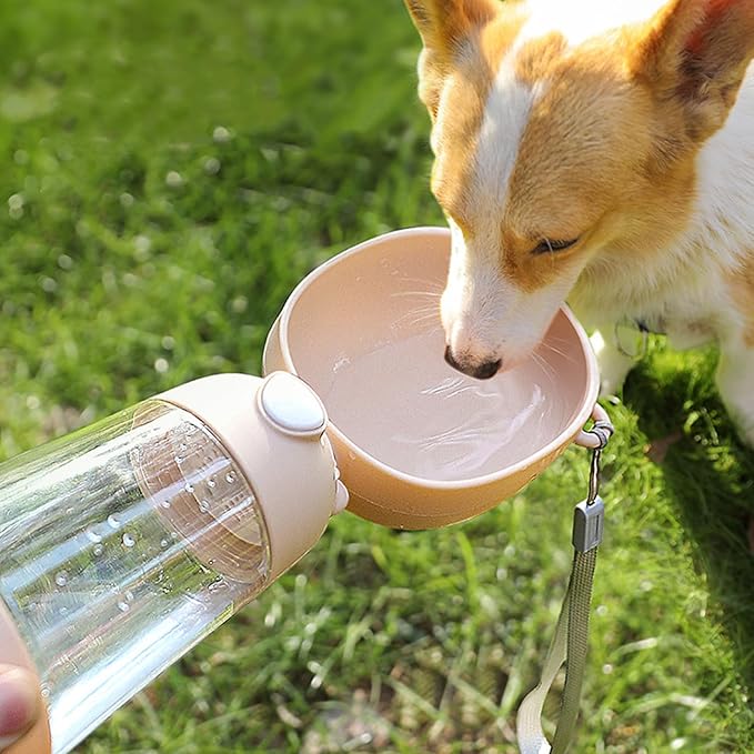 DrinkBuddy™ – 2-in-1 Water- en Voederfles voor Honden